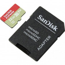 Карта пам\'яті SanDisk 32GB microSD class 10 V30 A1 UHS-I U3 Extreme Action (SDSQXAF-032G-GN6AA)