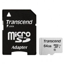 Карта пам\'яті Transcend 64GB microSDXC class 10 UHS-I U1 (TS64GUSD300S-A)