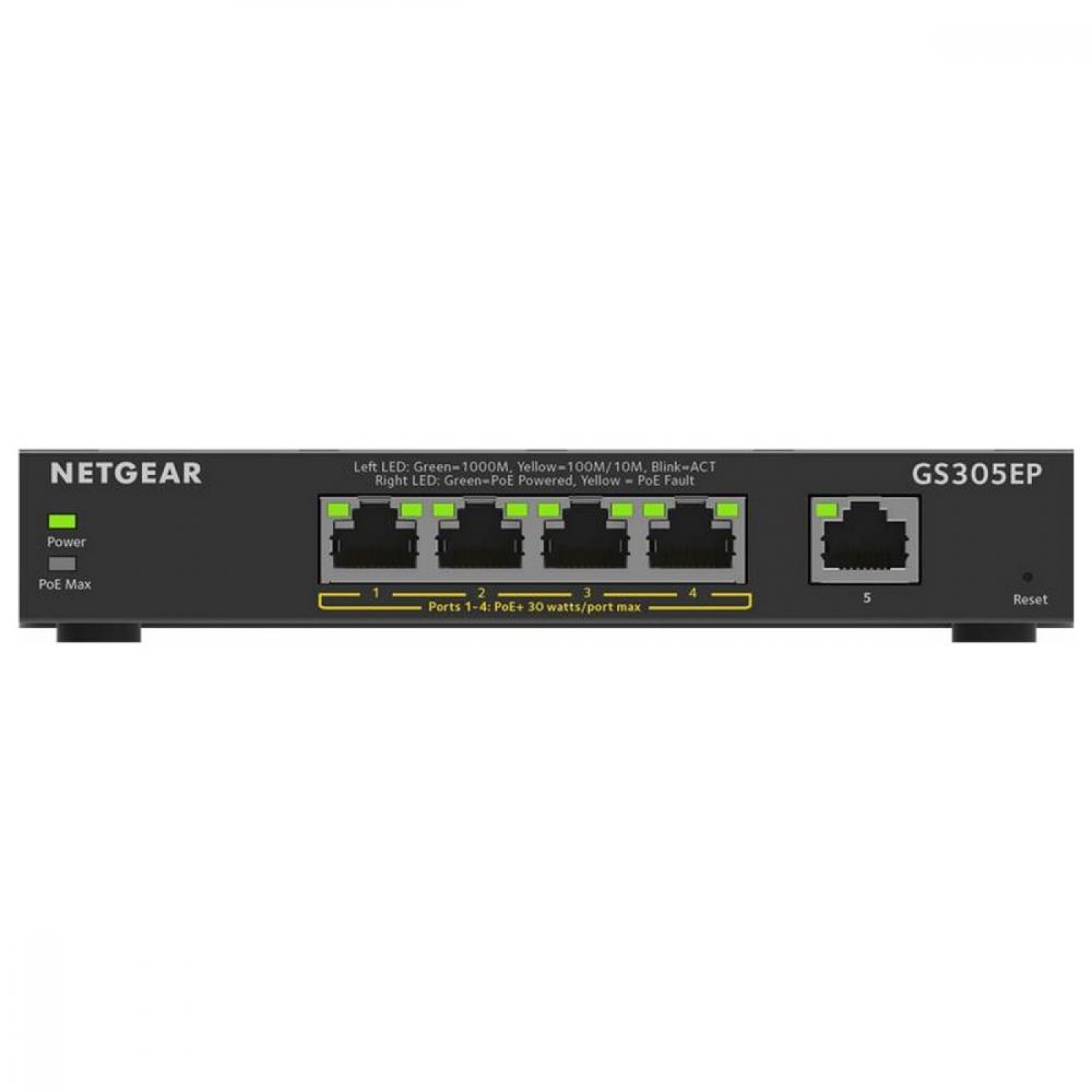 Комутатор мережевий Netgear GS305EP-100PES