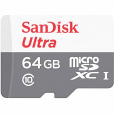 Карта пам\'яті SanDisk 64GB microSD class 10 Ultra Light (SDSQUNR-064G-GN3MN)