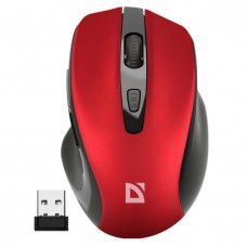 Мишка Defender Prime MB-053 Silent Wireless Red (52052)
