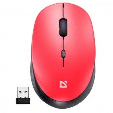 Мишка Defender Auris MB-027 Silent Wireless Red (52026)