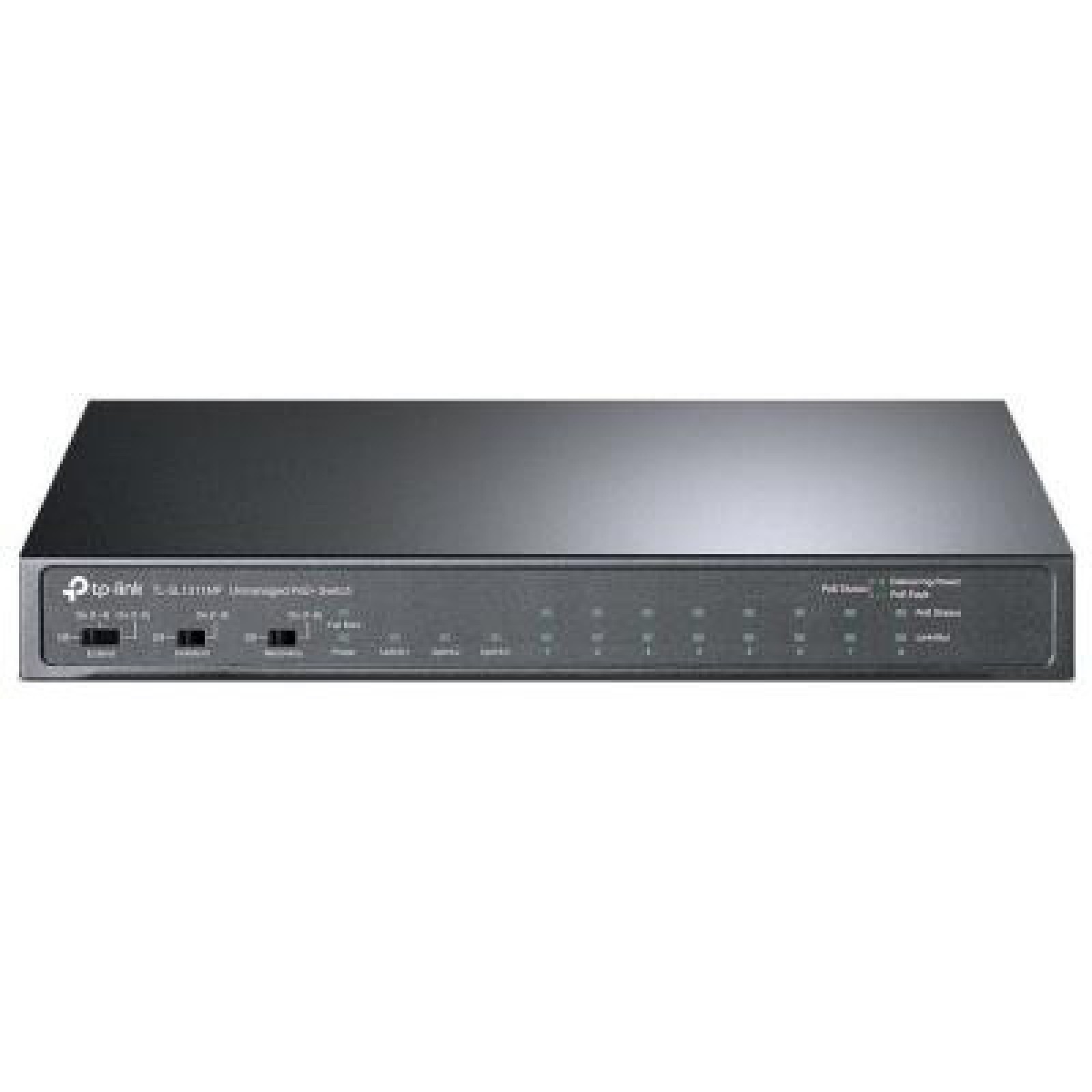 Настільний комутатор на 8 PoE+ портів 10/100 Мбіт/с та 3 гігабітних порта, TL-SL1311MP TP-LINK