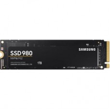 Накопитель SSD  1ТB Samsung 980 M.2 2280 PCIe 3.0 x4 NVMe V-NAND MLC (MZ-V8V1T0BW)