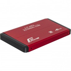 Внешний карман Frime SATA HDD/SSD 2.5", USB 3.0, Metal, Red (FHE23.25U30)