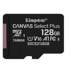 Карта памяти MicroSDXC 128GB UHS-I Class 10 Kingston Canvas Select Plus R100MB/s (SDCS2/128GBSP)