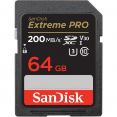 Карта пам\'яті SanDisk 64GB SD class 10 UHS-I U3 V30 Extreme PRO (SDSDXXU-064G-GN4IN)