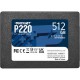 SSD диск PATRIOT P220 (2.5" SATA3, 512G, 550mb/s, 500mb/s, 3D TCL)