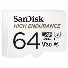 Карта пам\'яті SanDisk 64GB microSDXC class 10 UHS-I U3 V30 High Endurance (SDSQQNR-064G-GN6IA)