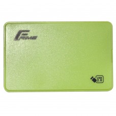 Внешний карман Frime SATA HDD/SSD 2.5", USB 2.0, Plastic, Green (FHE14.25U20)