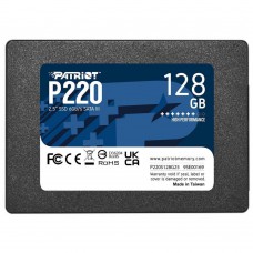 Накопитель SSD  128GB Patriot P220 2.5` SATAIII TLC (P220S128G25)