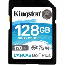 Карта пам\'яті Kingston 128GB SDXC class 10 UHS-I U3 Canvas Go Plus (SDG3/128GB)