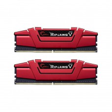 Модуль пам\'яті для комп\'ютера DDR4 16GB (2x8GB) 2666 MHz Ripjaws V Red G.Skill (F4-2666C19D-16GVR)