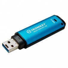 Флеш-накопитель USB3.2 128GB Kingston IronKey Vault Privacy 50 Type-A Blue (IKVP50/128GB)