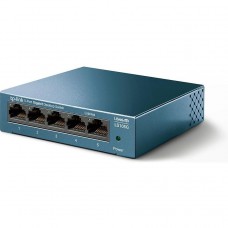 Коммутатор 5 port 1000Mbit TP-Link LS105G (5x100/1000 Mb/s, неуправляемый, металический)