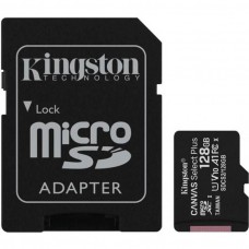 Карта пам\'яті Kingston 128GB micSDXC class 10 A1 Canvas Select Plus (SDCS2/128GB)