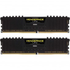 Модуль пам\'яті для комп\'ютера DDR4 32GB (2x16GB) 3200 MHz Vengeance LPX Black Corsair (CMK32GX4M2E32