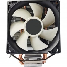 Кулер процессорный Gembird CPU-HURACAN-X60, (2 трубки, 92мм 4-pin) Am2/FM2/775/115x/1200, TDP 95W