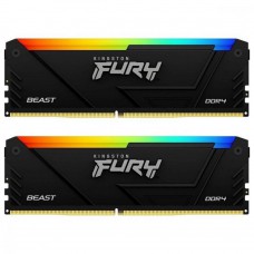 Модуль пам\'яті для комп\'ютера DDR4 32GB (2x16GB) 3200 MHz FURY Beast RGB Kingston Fury (ex.HyperX) (