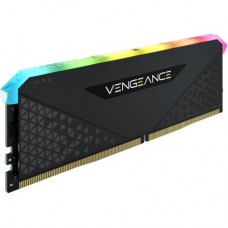 Модуль пам\'яті для комп\'ютера DDR4 16GB 3600 MHz Vengeance RGB RS Black Corsair (CMG16GX4M1D3600C18)