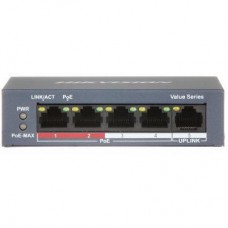 Комутатор мережевий Hikvision DS-3E0105P-E/M(B)