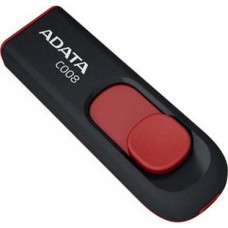 USB флеш накопичувач ADATA 32Gb C008 black+red (AC008-32G-RKD)