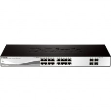 Комутатор D-Link DGS-1210-20/F 16xGE, 4xSFP, WebSmart