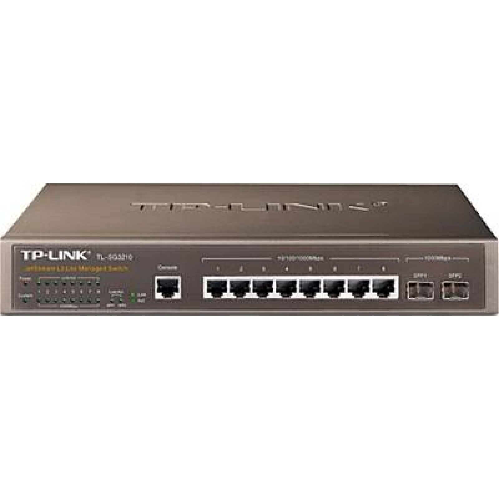 Комутатор TP-Link TL-SG3210, 2xSFP/1000 Мбіт/с, 8x10/100/1000 RJ45