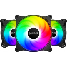 Вентилятор 120мм PcCooler FX 120 ARGB BK 3in1 (2000 об/мин, 33.2 дБ,3-pin, 4-pin)