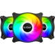 Вентилятор 120мм PcCooler FX 120 ARGB BK 3in1 (2000 об/мин, 33.2 дБ,3-pin, 4-pin)