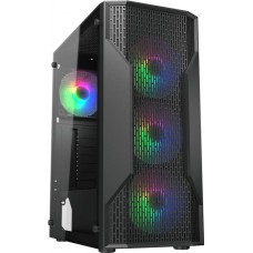 Корпус Cougar MX110 RGB Black без БП, Mid Tower,ATX/Micro ATX/Mini ITX,