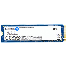 SSD диск Kingston NV3 (M.2 2280, 2Tb, PCI-E 4.0 x4, 3D TLC, 6000/5000 МБ/с (SNV3S/2000G)
