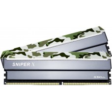 ОЗУ DDR4 32GB (2x16GB) 3200 MHZ G.Skill SniperX Urban Camo с радиатором (F4-3200C16D-32GSXWB)