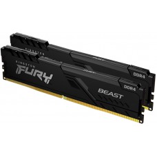 ОЗУ DDR4 16GB (2x8GB) 3200 MHz Kingston Fury Beast Black (KF432C16BBK2/16)