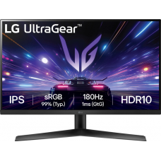 27" Монитор LG 27GS60F-B, FHD, IPS, 180Гц, 1ms, 300кд/м2, HDMI,DP, sRGB 99%, G-SYNC, FreeSync, HDR10