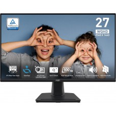27" Монитор MSI PRO MP275Q, 2560x1440, 2xHDMI/DP, 2x2 Вт, IPS, 100Hz, 1ms, sRGB 93%