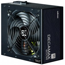 Блок питания Zalman Decamax 600W, 85%, 80+, 120мм, 2xPCIe 8pin(6+2), 6xSata